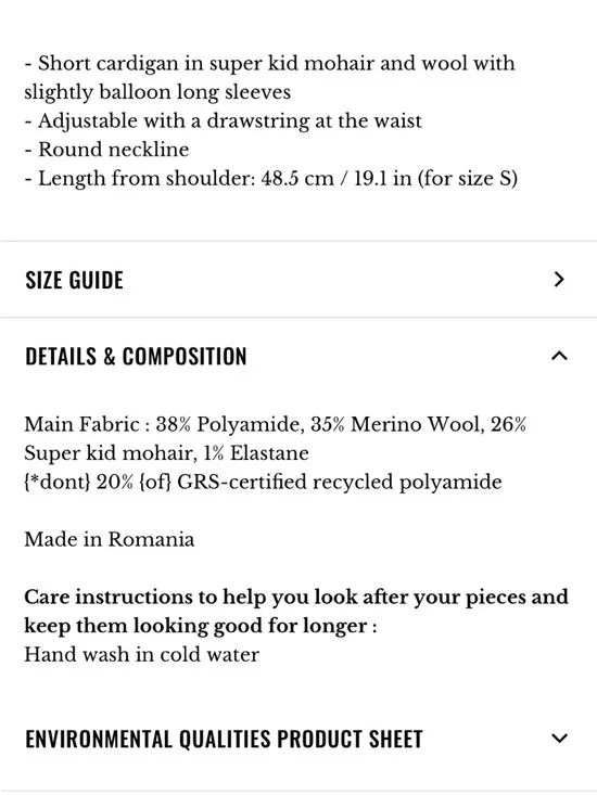 NWT Sézane Barbara Cardigan - Picture 3 of 7